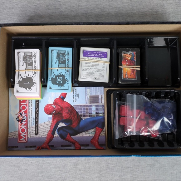 🎉 3/$20 Monopoly Spider-man 3 (2007) Edition- incomplete - Picture 2 of 5